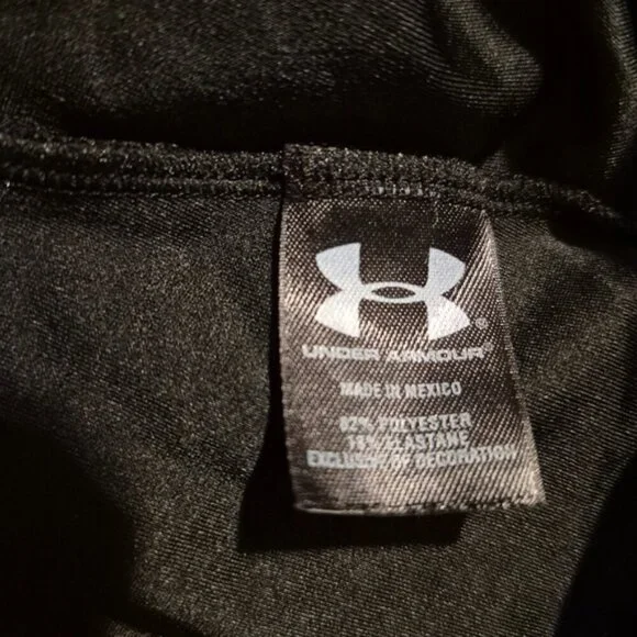 Under Armour women's size Large black Compression heat gear shirt 2 shirts - Picture 4 of 5